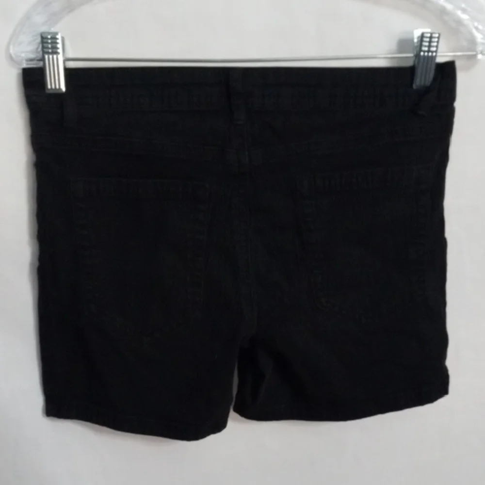 Women's Black Denim Shorts